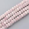 Natural Rose Quartz Bead Strands G-S214-38-1