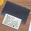 Fingerinspire Stainless Steel Blank Thermal Transfer Cards and Paper Envelopes DIY-FG0001-74B-6