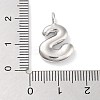 Rack Plating Brass Balloon Letter Pendants X-KK-C050-01P-S-3