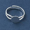 Adjustable Brass Pad Ring Setting KK-K414-05B-S-2