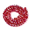 Electroplate Glass Beads Strands EGLA-A044-T6mm-B01-3