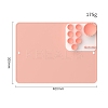 Silicone Watercolor Oil Paint Palette Mat DRAW-PW0005-06A-01-1