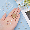 20Pcs 2 Colors Rack Plating Brass Pave Clear Cubic Zirconia Connector Charms KK-FI0001-05-3