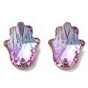 Electroplate Glass Pendants LS-GLAA-A008-01-3