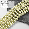 Eco-Friendly Dyed Glass Pearl Round Beads Strands LS-HY-A002-12mm-RB012-3