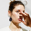 Big Dangle Earrings DIY Making Kit DIY-OC0007-94-6