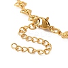 304 Stainless Steel Chain Bracelet for Women LS-BJEW-I313-04-3