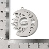 304 Stainless Steel Pendants STAS-S178-06P-3