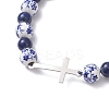 2Pcs 201 Stainless Steel Link Bracelets BJEW-JB12937-4