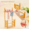 Random Color Plastic Doll Clothes Shoes Rack AJEW-WH0332-35C-4