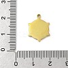 304 Stainless Steel Enamel Pendants STAS-U039-02G-3