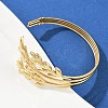 304 Stainless Steel Cuff Bangles for Women BJEW-D356-02A-G-2