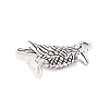 Tibetan Style Alloy Bird Pendants X-TIBEP-1425-AS-LF-3