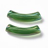 UV Plating Transparent Rainbow Iridescent Acrylic Beads OACR-A016-01D-2