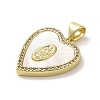Shell Heart Pendants LS-KK-E091-01G-2