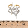 Adjustable 304 Stainless Steel Cuff Rings for Women LS-RJEW-B135-01GP-03-3
