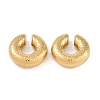 Ion Plating(IP) 304 Stainless Steel Cuff Earrings EJEW-K278-01A-G-1