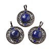 Natural Dyed Lapis Lazuli Pendants G-Q158-03A-R04-1