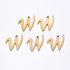 PVD Vacuum Plating 201 Stainless Steel Charms STAS-R105-W-G-2