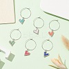 Glass Heart Wine Glass Charms AJEW-JO00191-6