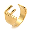 PVD Vacuum Plating 201 Stainless Steel Cuff Rings RJEW-Z032-01G-F-1