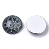 Flatback Glass Cabochons for DIY Projects GGLA-S047-12mm-06I-3