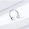 304 Stainless Steel Circular/Horseshoe Barbell Nose Rings FS-WG4F869-01-1