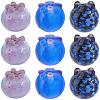 15Pcs 3 Colors Handmade Lampwork Beads LAMP-SC0001-80-1