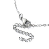 304 Stainless Steel Macrame Pouch Empty Stone Holder for Pendant Necklaces Making NJEW-JN04384-01-3