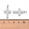 Brass Micro Pave Cubic Zirconia Pendants KK-N257-32P-3