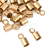 Ion Plating(IP) 304 Stainless Steel Fold Over Crimp Cord Ends STAS-P434-05D-G-1