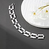 Fashionable Hip Hop Alloy Cuban Link Chain Bracelets & Necklaces Sets FS-WGBA45B-01-3