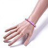 Eco-Friendly Handmade Polymer Clay Heishi Beads Bracelets BJEW-JB04480-01-4
