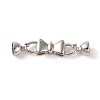 Brass Fold Over Clasps KK-U016-13P-1