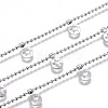 Tarnish Resistant Handmade 304 Stainless Steel Ball Chains STAS-F229-04-P-1
