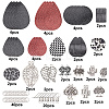 DIY PU Leather Dangle Earring Making Kits DIY-SC0001-35-2