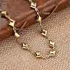 304 Stainless Steel Link Chain Necklaces NJEW-U023-04G-G-1