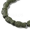 Fish Dyed Natural Lava Rock Beads Strands G-O126-01A-03-3
