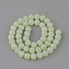 Synthetic Crackle Quartz Beads Strands X-GLAA-S134-8mm-08-4