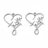 Non-Tarnish 201 Stainless Steel Pendants STAS-N098-045P-2