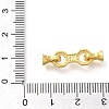 925 Sterling Silver Micro Pave Clear Cubic Zirconia Fold Over Clasps STER-U006-03G-3