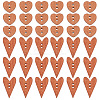200Pcs 2 Styles Wood Buttons FIND-GO0001-91-1