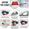 PVC Heat Transfer Film DIY-WH0452-007-4