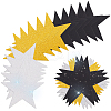 80Pcs Paper Glitter Star Wall Decoration AJEW-SP0001-13-1