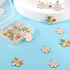 24Pcs 4 Style Alloy Enamel Pendants FIND-LS0001-10-NR-6
