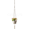 Polyester Weaving Flower Pots Net Pocket AJEW-WH20067-078-1