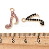 Alloy Rhinestone Pendants PALLOY-E775-07G-3