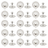 Unicraftale 30Pcs 304 Stainless Steel Stud Earring Findings STAS-UN0048-03-1