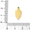304 Stainless Steel Pendants STAS-F315-08G-02-3