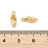 SHEGRACE Brass Shell Shape Charms XGR0171G-103G-3